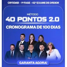 1ª Fase OAB 42 Exame - Cronograma 100 Dias (CERS 2024) (Ordem dos Advogados do Brasil)